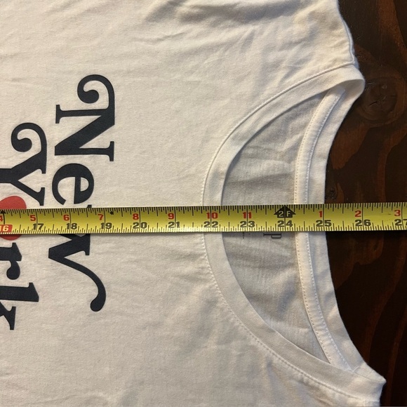 GAP I Love New York City Short Sleeve Tee Shirt T-Shirt White Size L - Picture 6 of 7